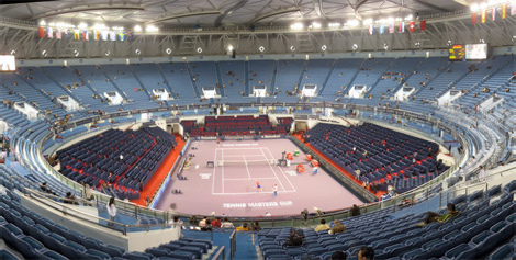 Qi Zhong stadium in Shanghai - Stadium general view