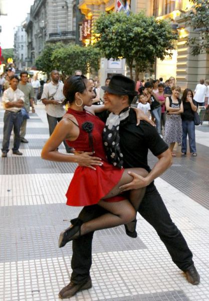 Tango in Buenos Aires, Argentina - Live demonstration in Buenos Aires