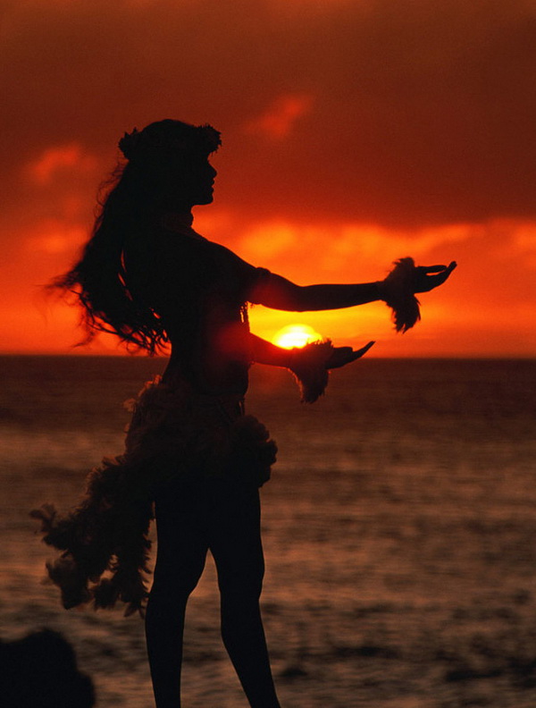 Hula in Hawaii, USA - Dancing hula