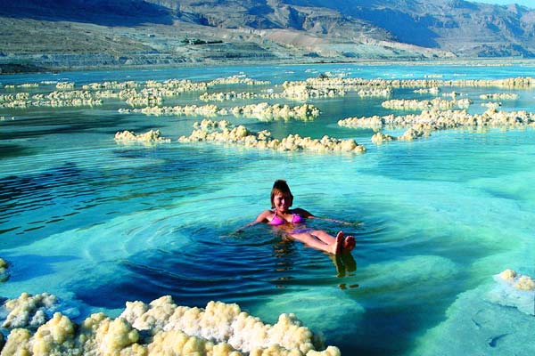 Dead Sea - Relaxing in the sea
