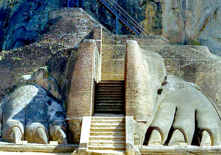 Sigiriya in Sri Lanka - Ancient structures
