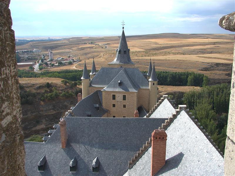 Segovia Castle, Spain - Beautiful panoramic views from the castle