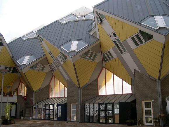 Cube Houses, Netherlands - View of the Cube Houses