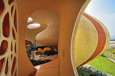 Nautilus House, Mexico - Inside view of the house