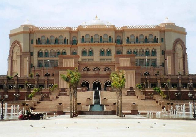 Emirates Palace Hotel in Abu Dhabi, United Arab Emirates - General view