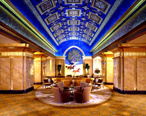 Emirates Palace Hotel in Abu Dhabi, United Arab Emirates - The Blue Salon