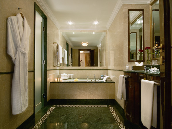The Ritz-Carlton Hotel in Moscow, Russia - Luxurious bathroom