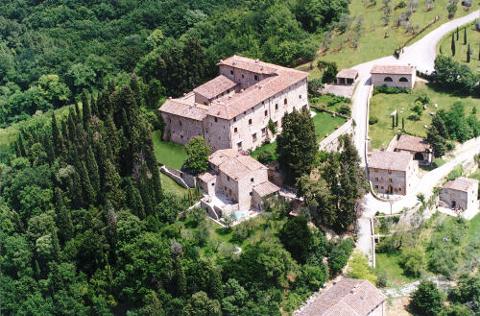 Castle of Bibbione - Aerial view of the castle