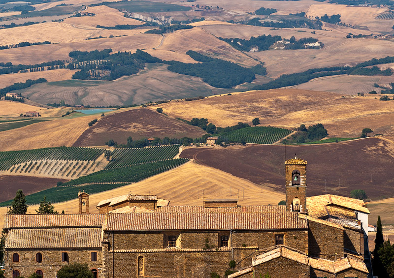 Montalcino castle - Panoramic views from the castle