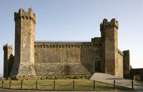 Montalcino castle - View of the castle