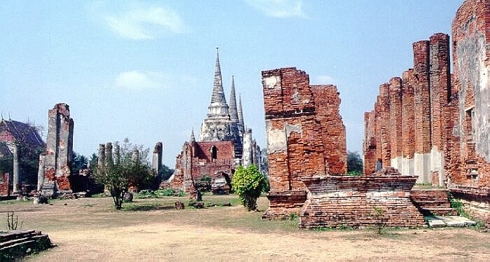 Ayutthaya in Thailand - Ayutthaya ancient ruins