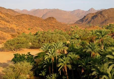 Timia Oasis in Niger - Picturesque setting