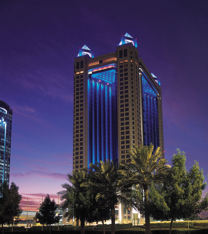 Fairmont Dubai - External view of the hotel