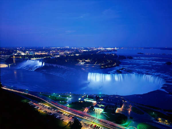 Niagara Falls in USA - Aerial view
