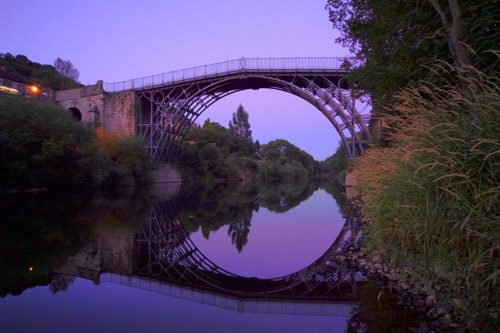 Iron Bridge in United Kingdom - Night view