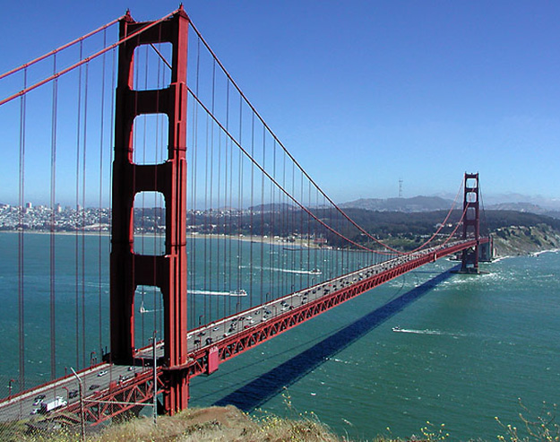 Golden Gate Bridge in USA - General view