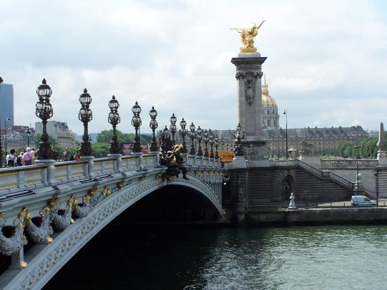 Alexander Bridge in Paris, France - Close view