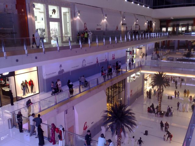 Dubai Mall in Dubai, United Arab Emirates - Inside view 