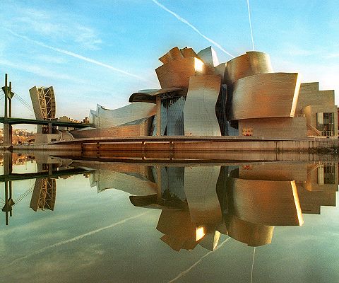 Guggenheim Museum in Bilbao, Spain - Guggenheim Museum view