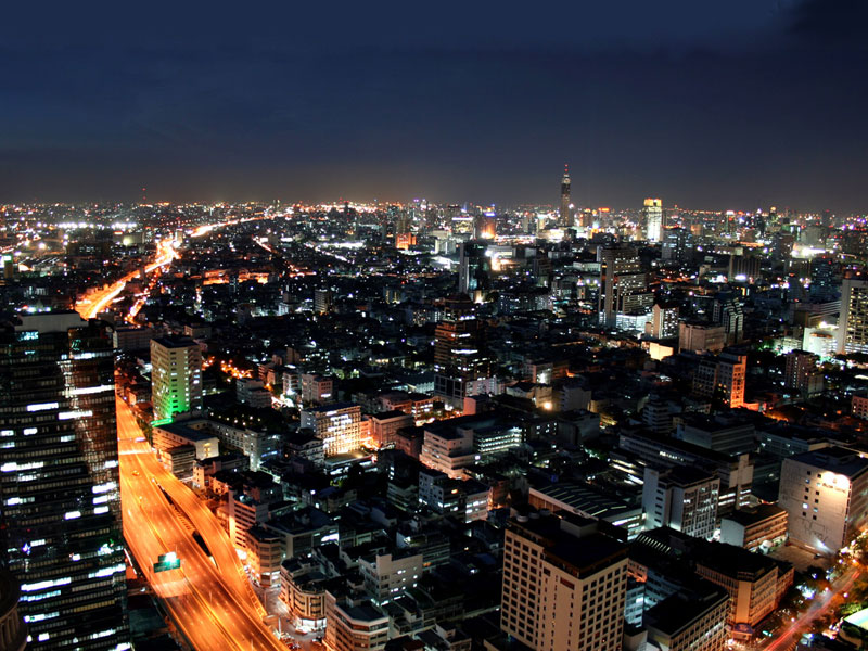 Bangkok in Thailand - Bangkok aerial view