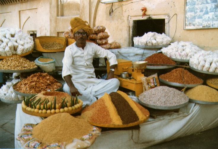 Marrakech in Morocco - Street vendor