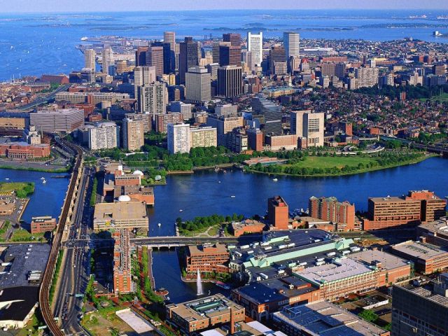 Boston - Aerial view
