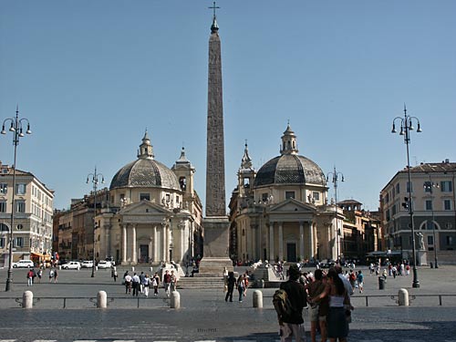 Rome in Italy - Piazza del Popolo