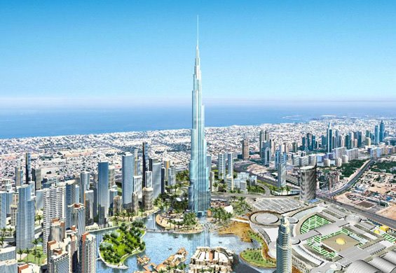 Dubai in United Arab Emirates - Skyline
