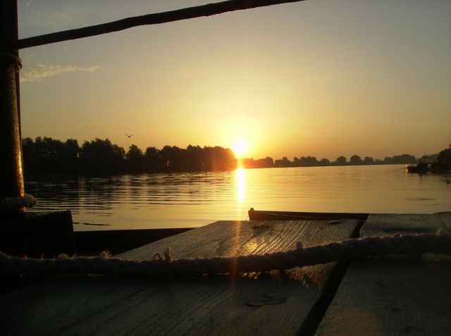 Danube Delta - Beautiful sunset