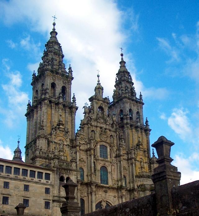 Santiago de Compostela Cathedral in Spain - Cathedral view