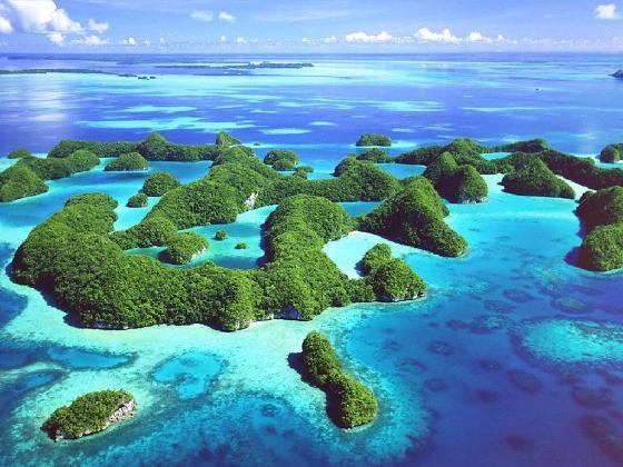 Palau Islands - Aerial view