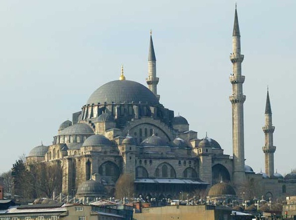Hagia Sophia in Istanbul, Turkey - External view of Hagia Sophia