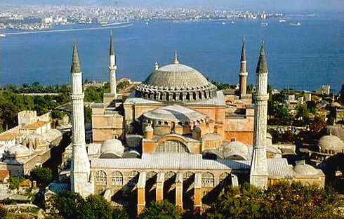 Hagia Sophia in Istanbul, Turkey - General view