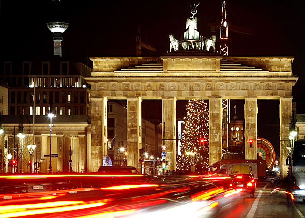 Christmas - Branderburg Gate in Berlin