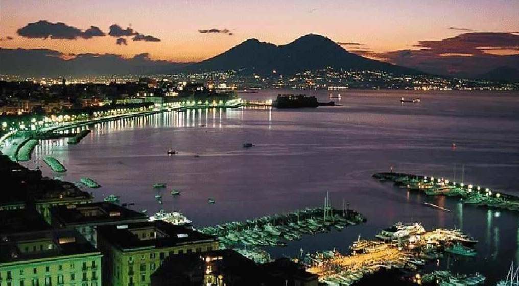Naples - Night view of the city