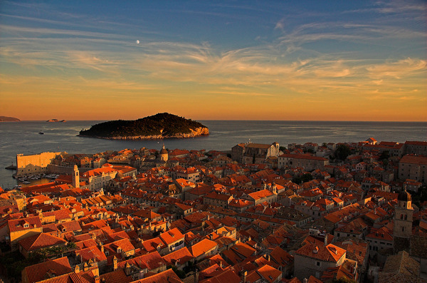 Dubrovnik in Croatia - Panoramic setting