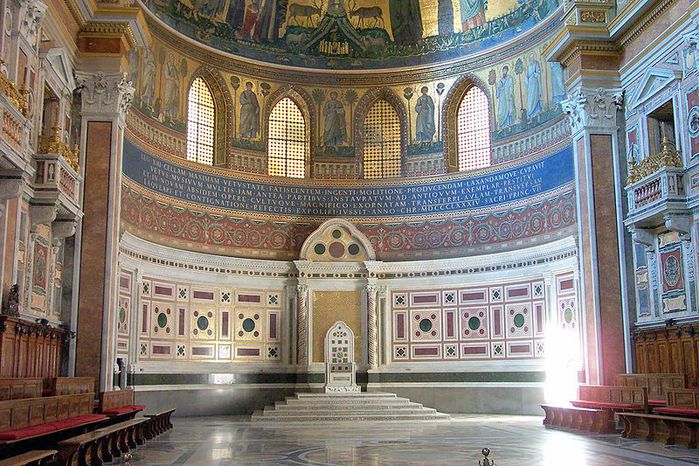 Basilica of St. John Lateran - Interior view