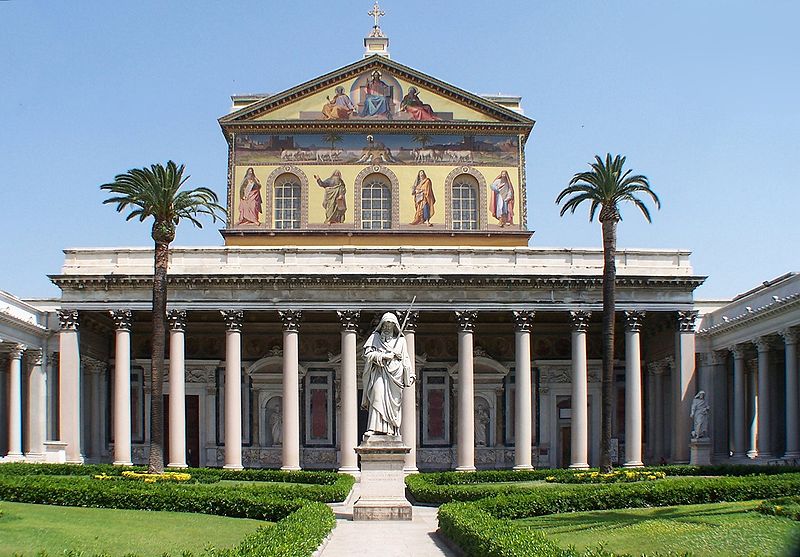 Basilica di San Paolo fuori le Mura - Beautiful facade