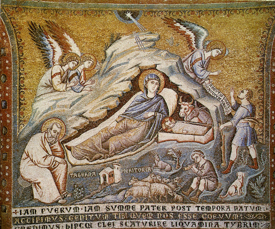 Santa Maria in Trastevere - Antique mosaic