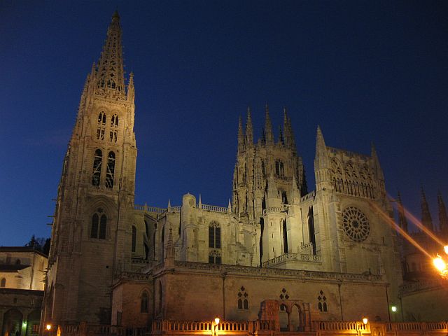 Burgos Cathedral - Night view