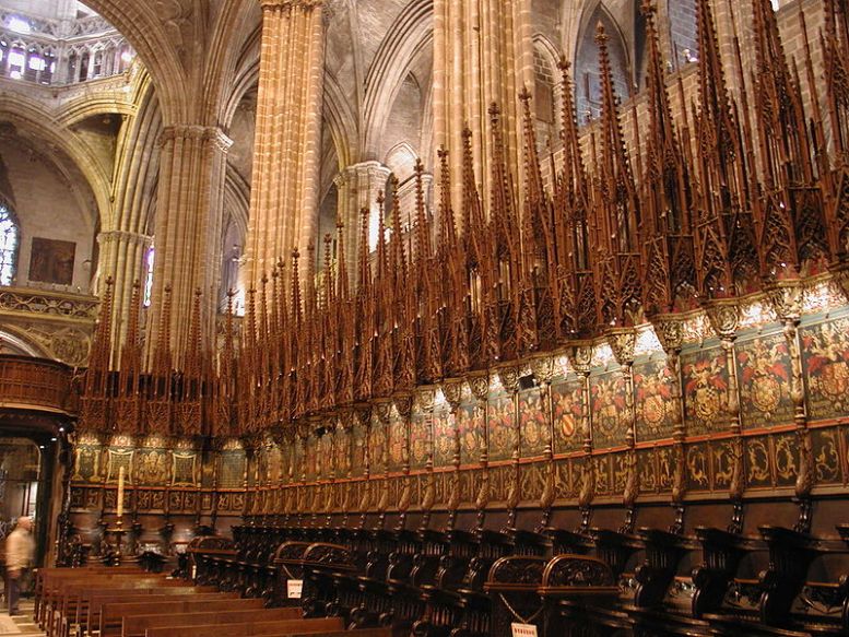 Barcelona Cathedral - Choir seats