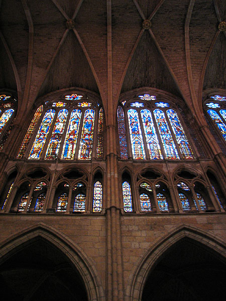 Leon Cathedral - Beautiful stained-glass windows