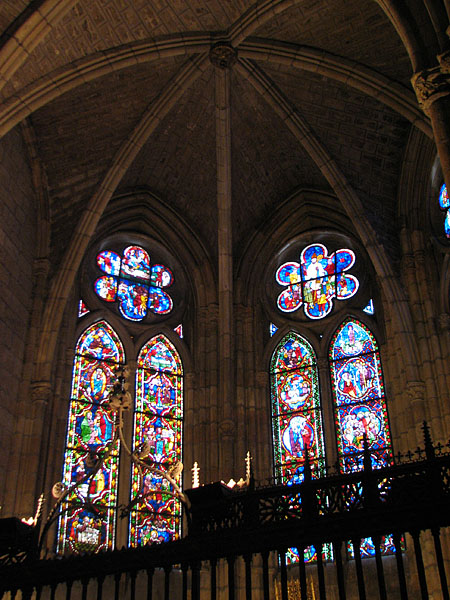 Leon Cathedral - Beautiful stained-glass windows