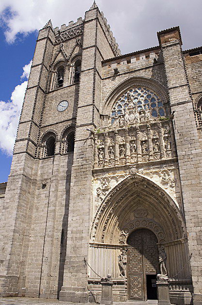 Avila Cathedral - Exterior view