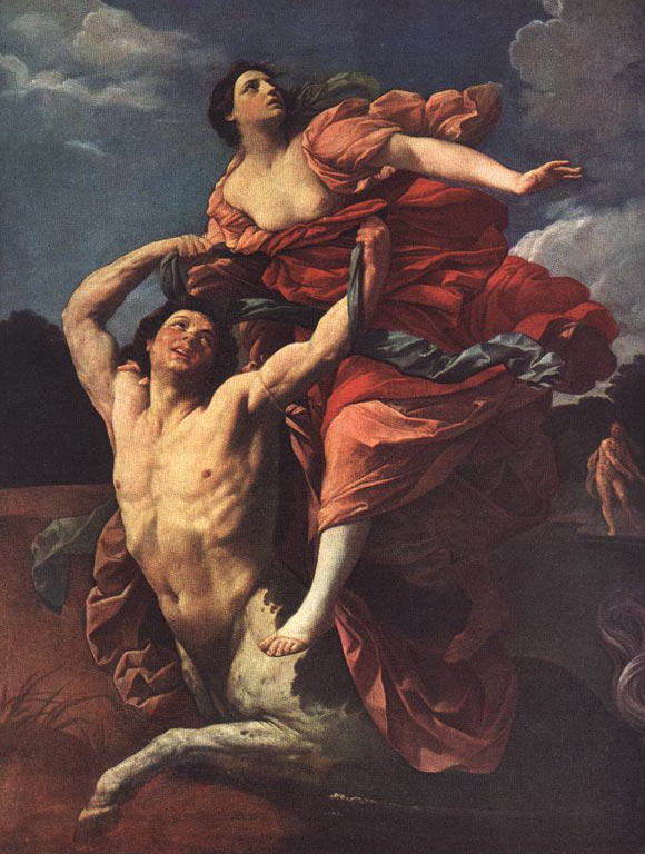 Louvre Museum in Paris, France - Abduction of Deianira by Guido Reni