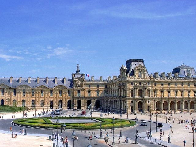 Louvre Museum in Paris, France - General view
