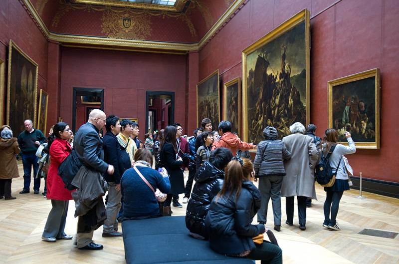 Louvre Museum in Paris, France - Louvre art gallery