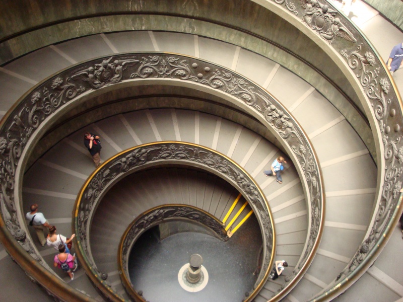Vatican Museums - Spiral stairs