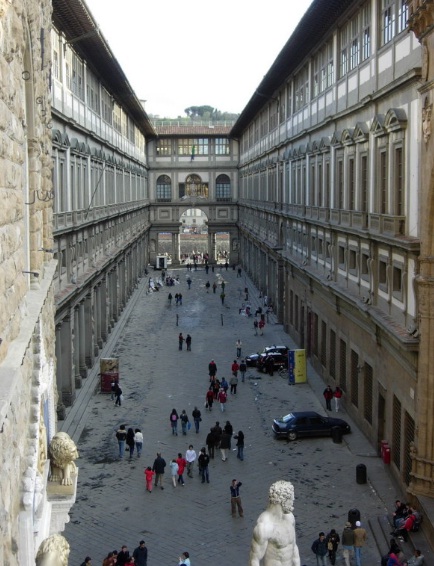 Uffizi Gallery - Aerial view
