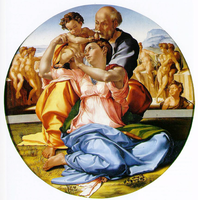 Uffizi Gallery - The Doni Tondo by Michelangelo